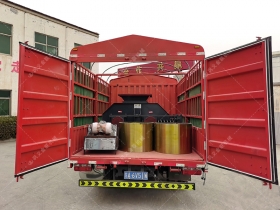 GS800X800对辊正能量不良网站总成发往安徽阜阳